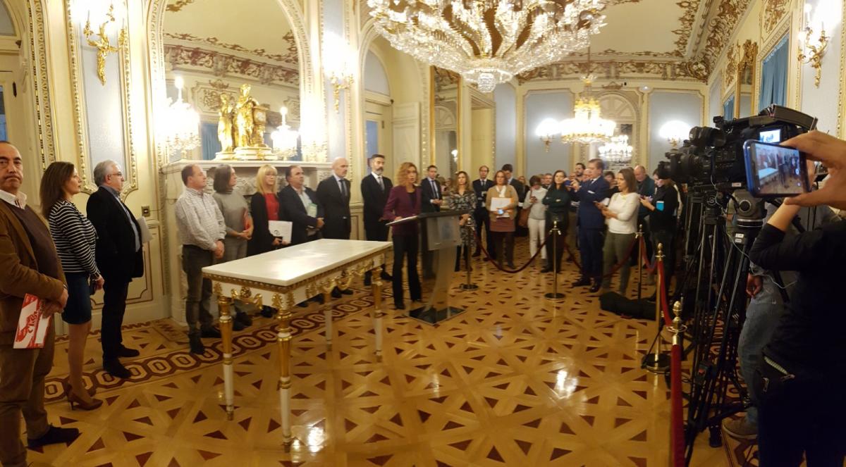 intervención de Meritxel Bate, ministra de Política Territorial y Función Pública