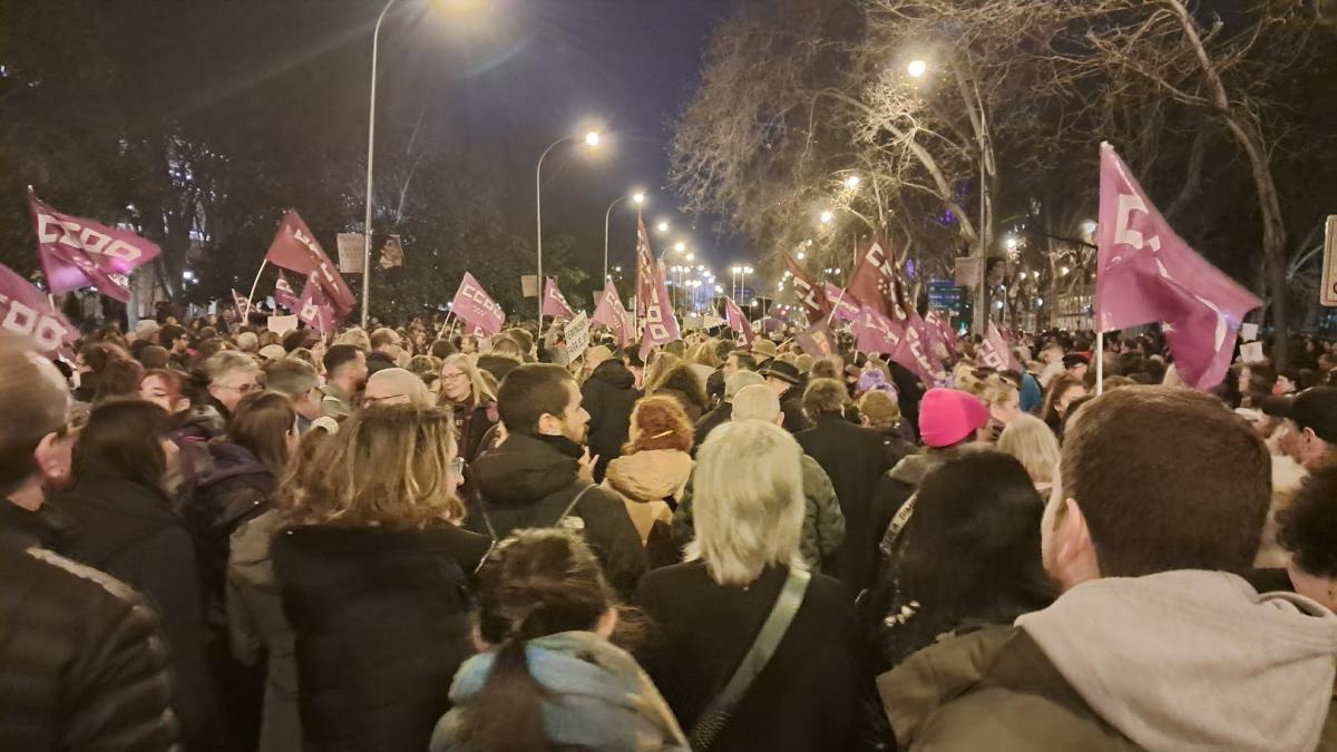 Concentración 8M en Madrid