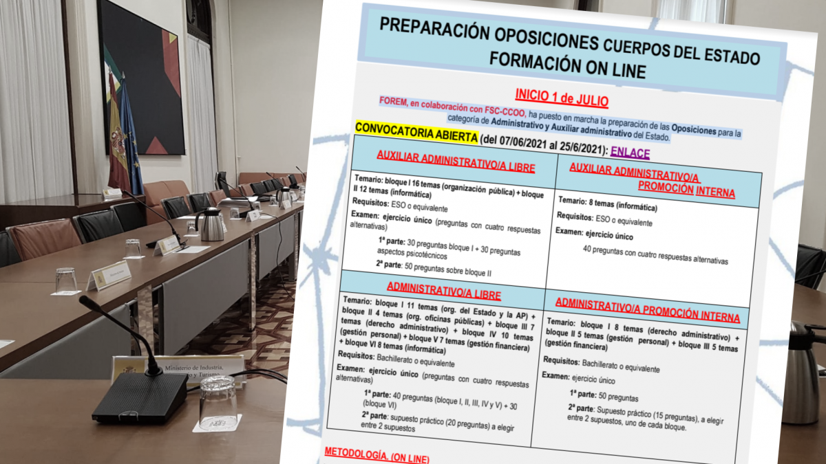 Preparación CCOO Oposiciones Cuerpos del Estado
