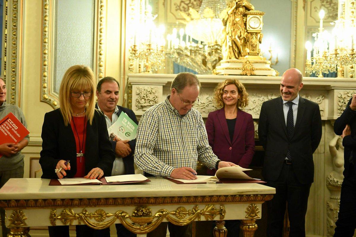 Firma del Acuerdo para la ampliación del permiso de paternidad