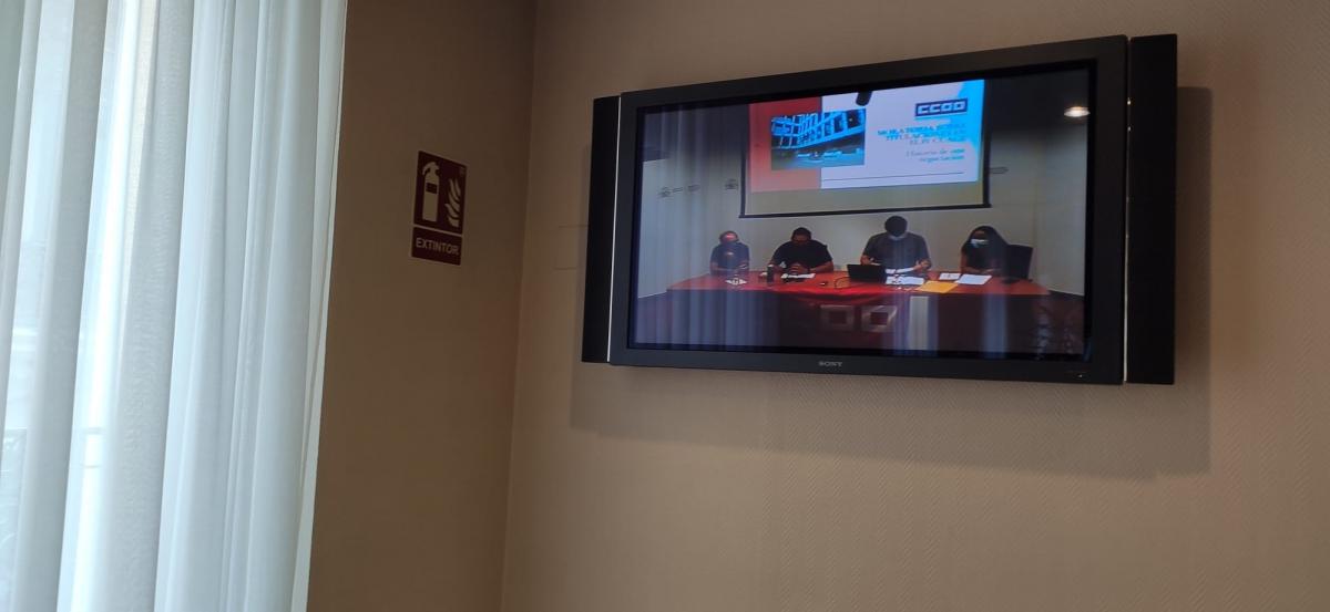 Asamblea informativa de CCOO.