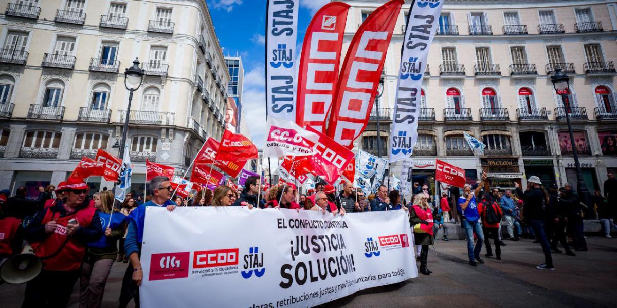 Manifestación del sector de la Administración de Justicia