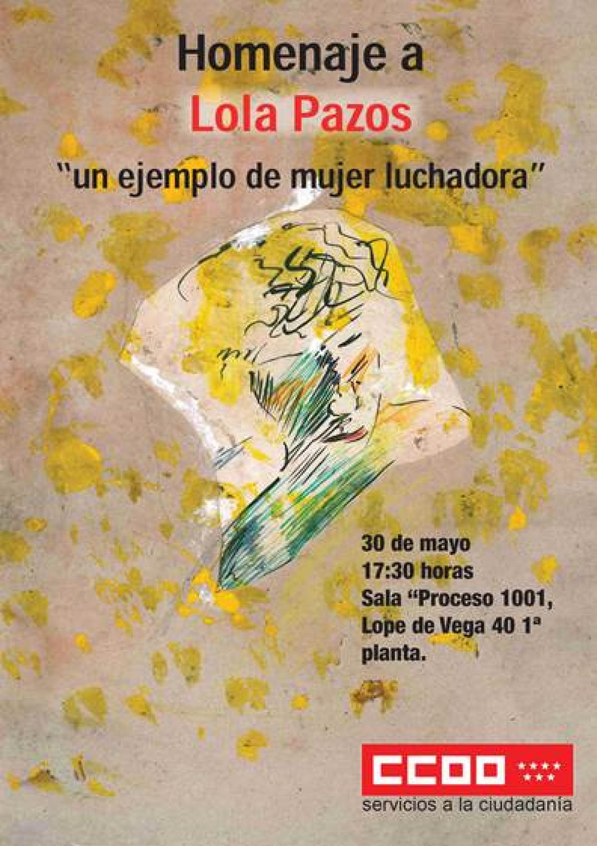 Homenaje a Lola Pazos