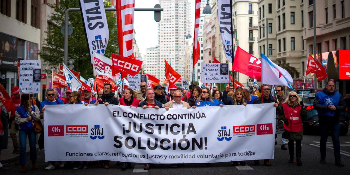 Manifestación del sector de la Administración de Justicia