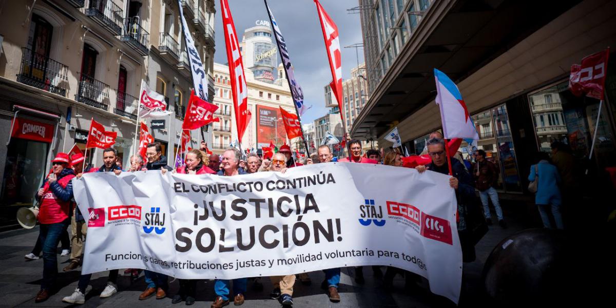 Manifestación del sector de la Administración de Justicia