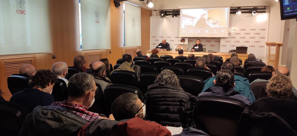 El plenario de SAE FSC-CCOO del día 6 de de abril de 2022.