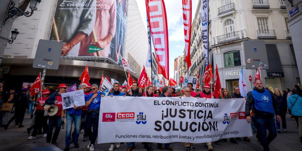 Manifestación del sector de la Administración de Justicia