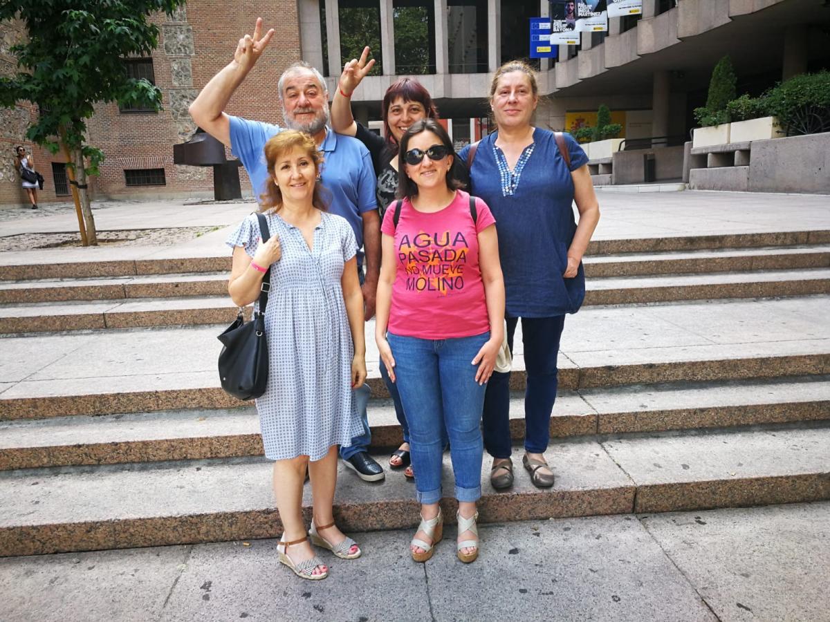 Salida de la representación de CCOO en el MECD tras la reunión con el Ministro