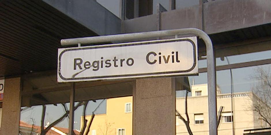 Cartel registro civil