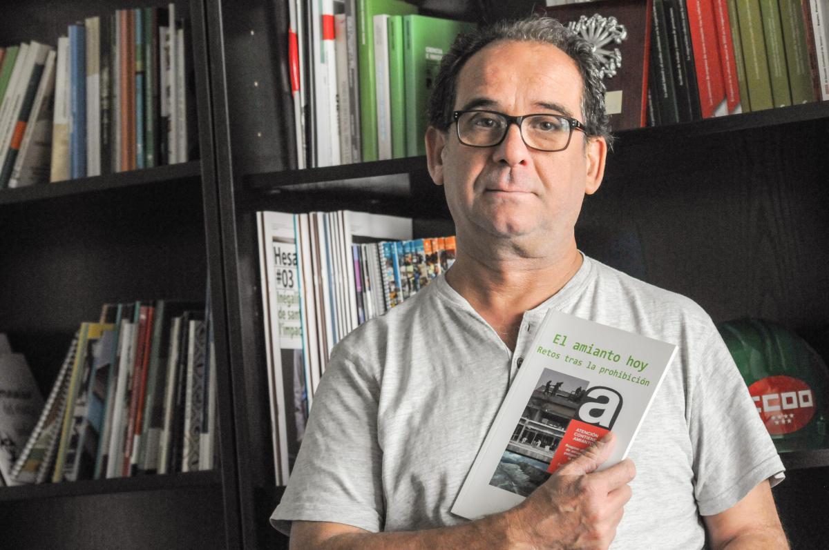 Nuestro compañero de Defensa, Pedro Linares, secretario de salud laboral de CCOO