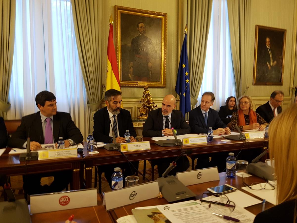 MESA GENERAL DE NEGOCIACIÓN DE LA AGE de 28 de oct 2018