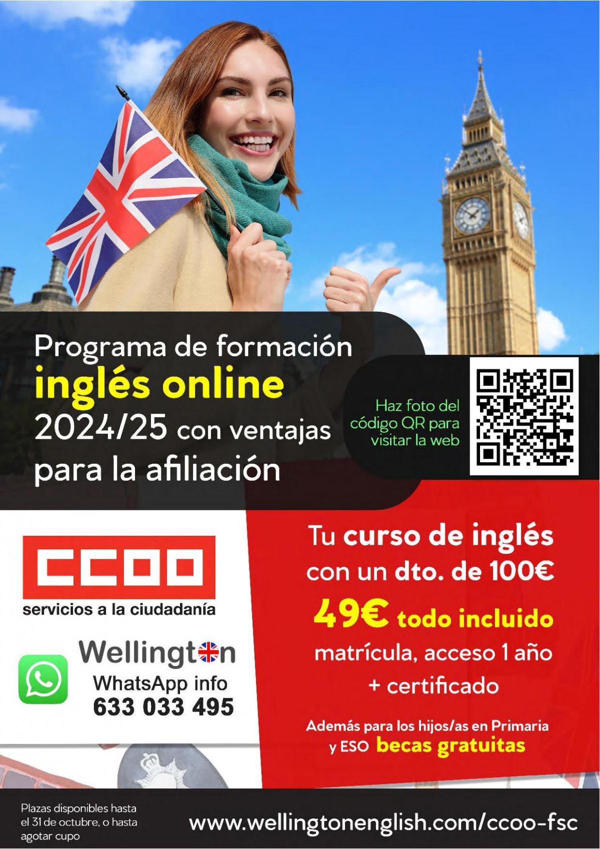 Programa de formacin ingls online 2024/25