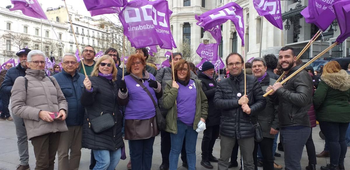 6M2020 en Cibeles (Madrid)