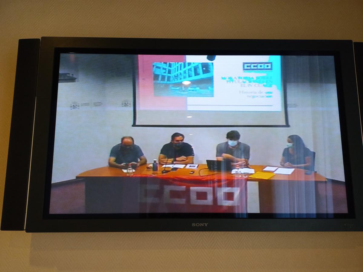 Asamblea informativa de CCOO.
