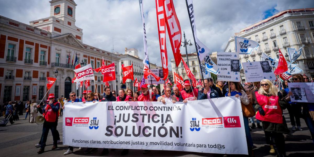 Manifestación del sector de la Administración de Justicia