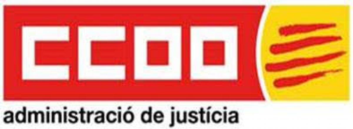 Logo CCOO Justicia Cataluña