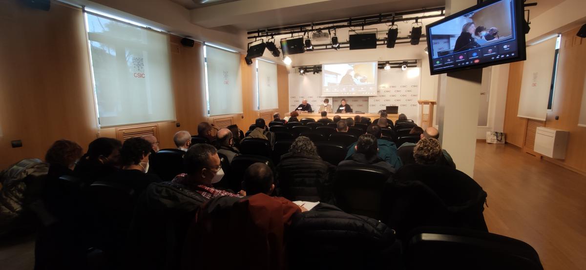 El plenario de SAE FSC-CCOO del día 6 de de abril de 2022.