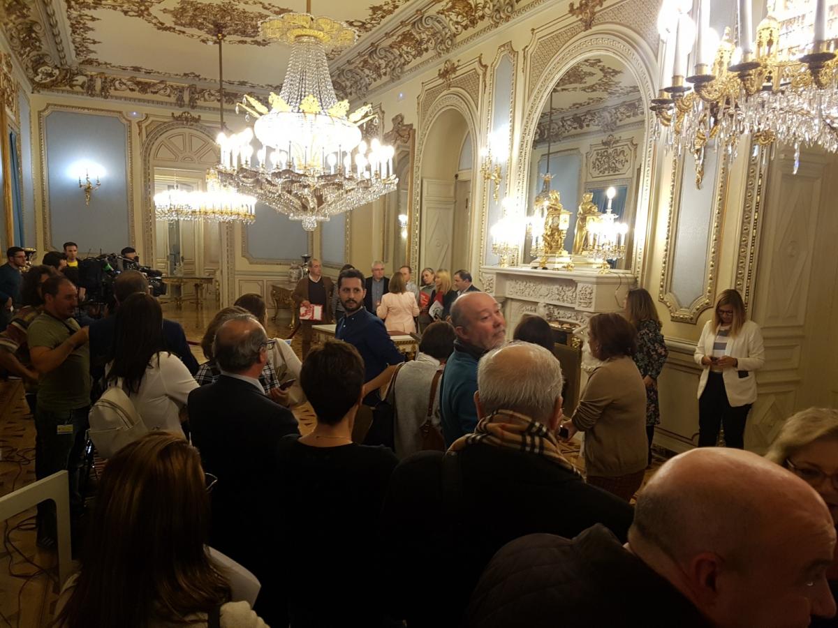 Sala de Banderas en la sede del Ministerio de Política Territorial y Función Pública