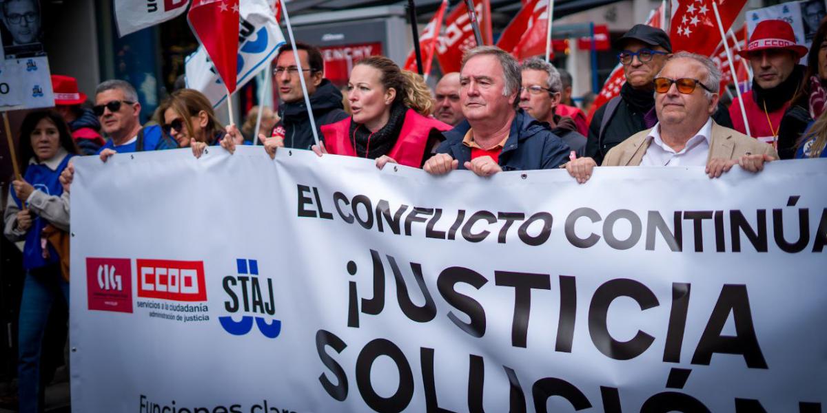 Manifestación del sector de la Administración de Justicia