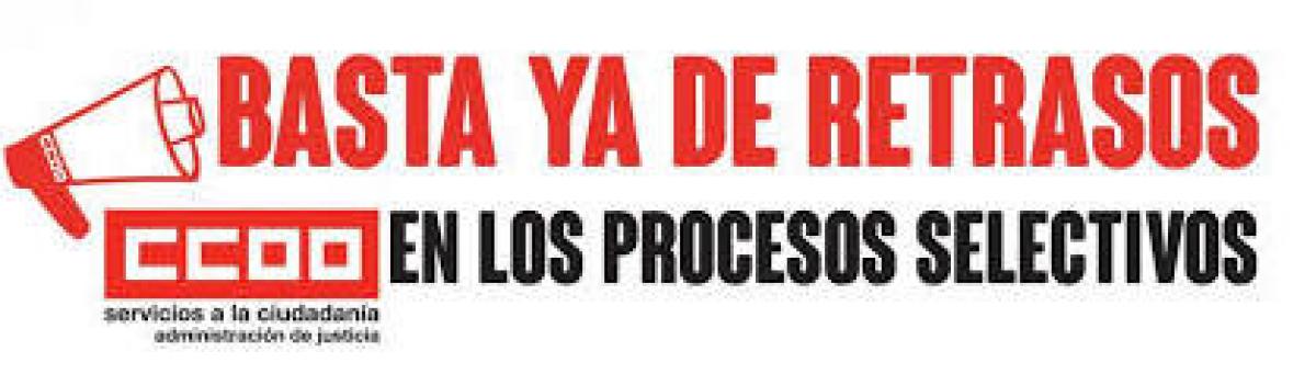 Retrasos procesos selectivos