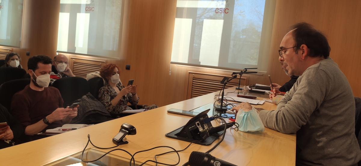 El plenario de SAE FSC-CCOO del día 6 de de abril de 2022.