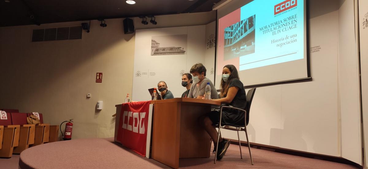 Asamblea informativa de CCOO.
