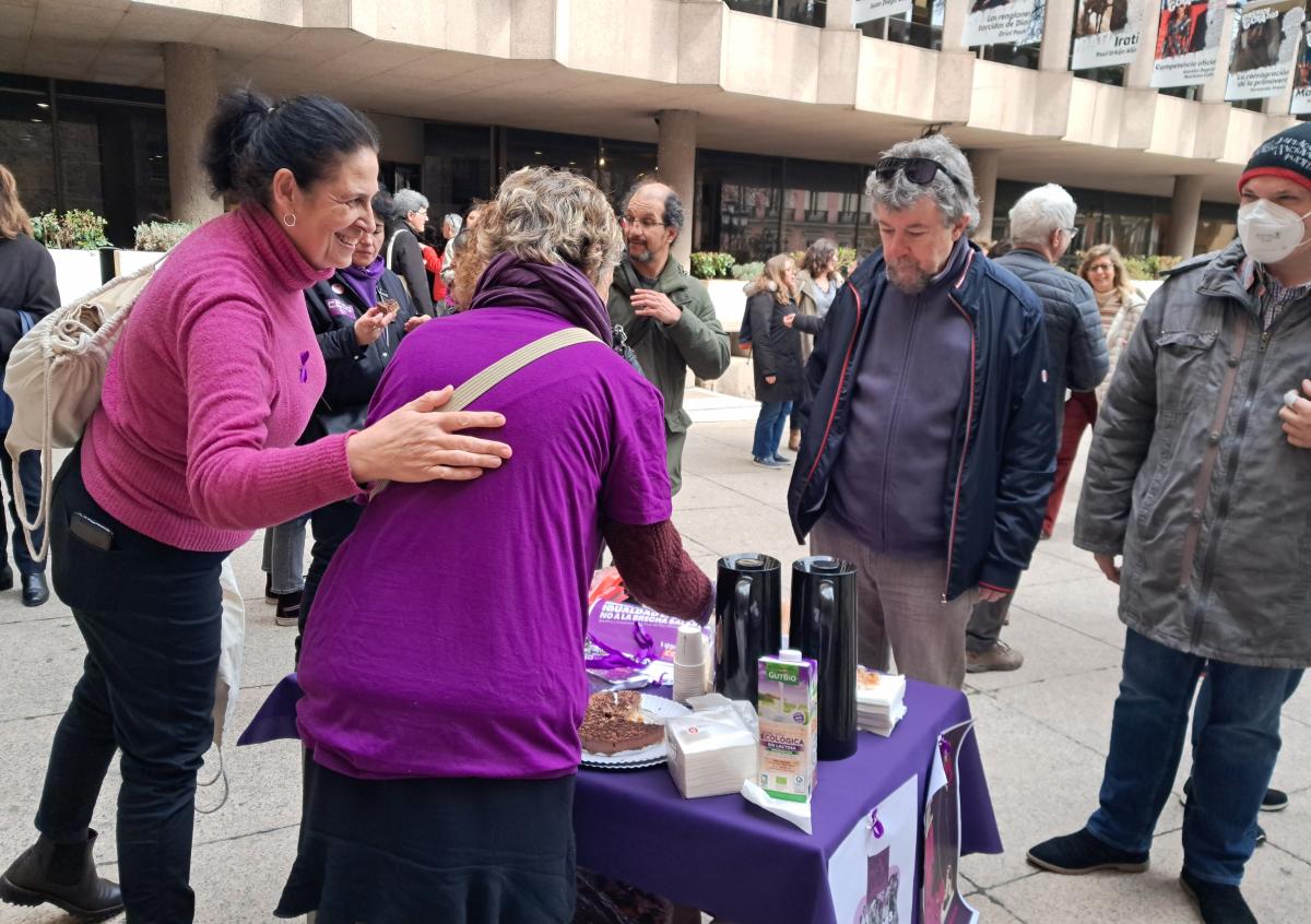 Concentración organizada por CCOO MECD en la Plaza del Rey