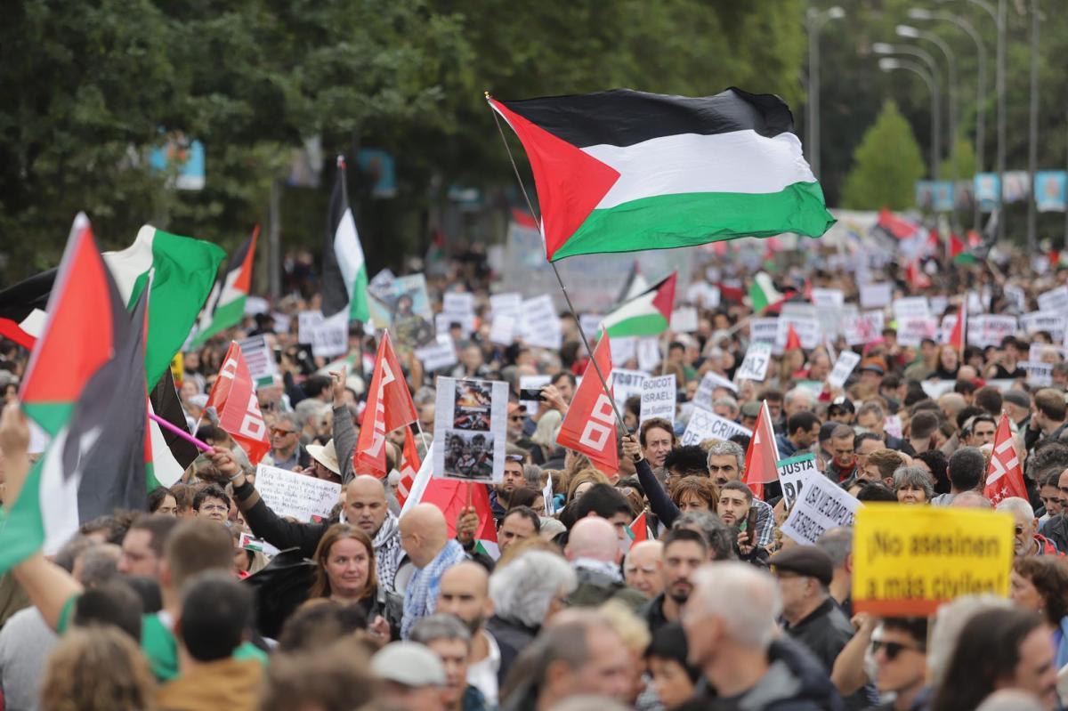 Manifestación a favor de Palestina. Fran Lorente.